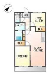 ドルチェ井上（Ｔ）の物件間取画像